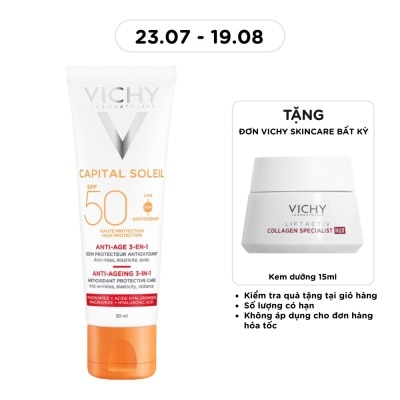 VICHY - Kem Chống Nắng Vichy Chống Lão Hóa Ideal Soleil Anti Age 50ml image