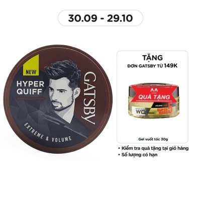 GATSBY Wax Vuốt Tóc Gatsby Extreme & Volume 75g