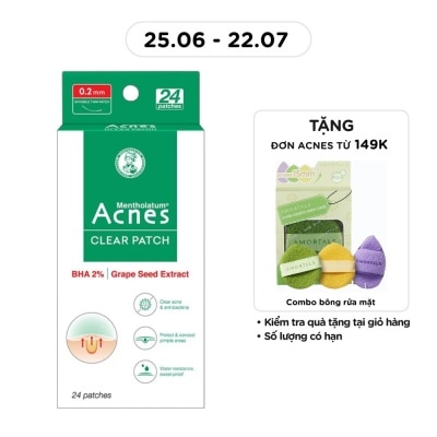ACNES - Clear Patch Clear Acne & Anti-Bacteria 24pcs