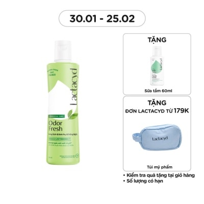 LACTACYD Dung Dịch Vệ Sinh Phụ Nữ Lactacyd Odor Fresh 250ml