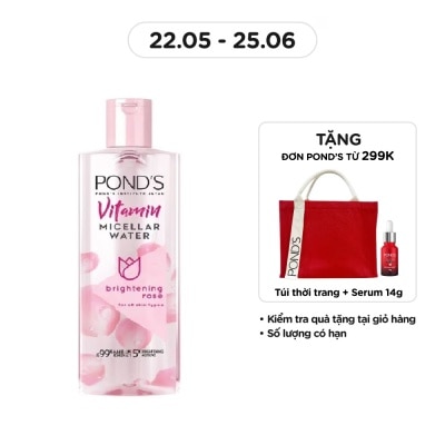 POND'S Nước Hoa Hồng Pond'S Vitamin Micellar Water Britening Rose Chiết Xuất Hoa Hồng 235ml