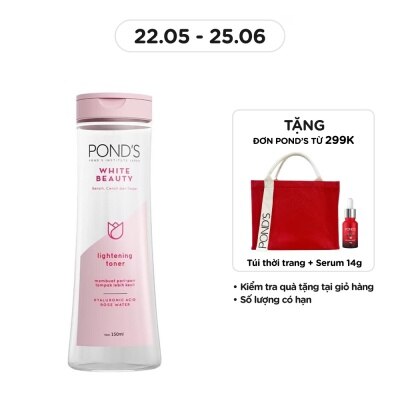 POND'S Nước Hoa Hồng Pond'S White Beauty Lightening Toner Làm Sáng Da 150ml