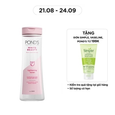 POND'S Nước Hoa Hồng Pond'S White Beauty Lightening Toner Làm Sáng Da 150ml