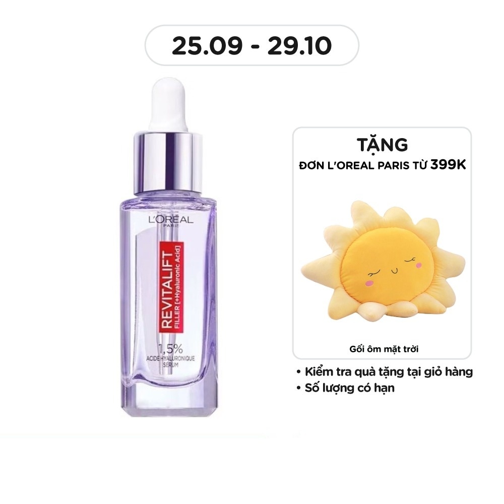 Dưỡng Chất L'oreal Revitalift Hyaluronic Acid Serum Căng Mịn và Sáng Da 30ml