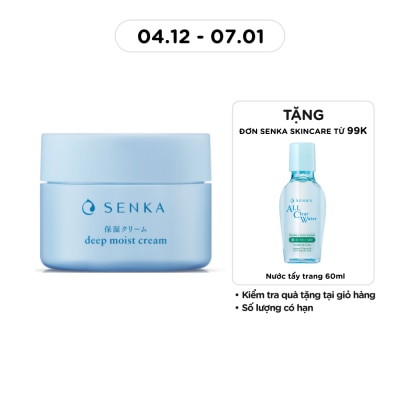 SENKA Kem Dưỡng Senka Deep Moist Cream Cấp Ẩm Chuyên Sâu 50g