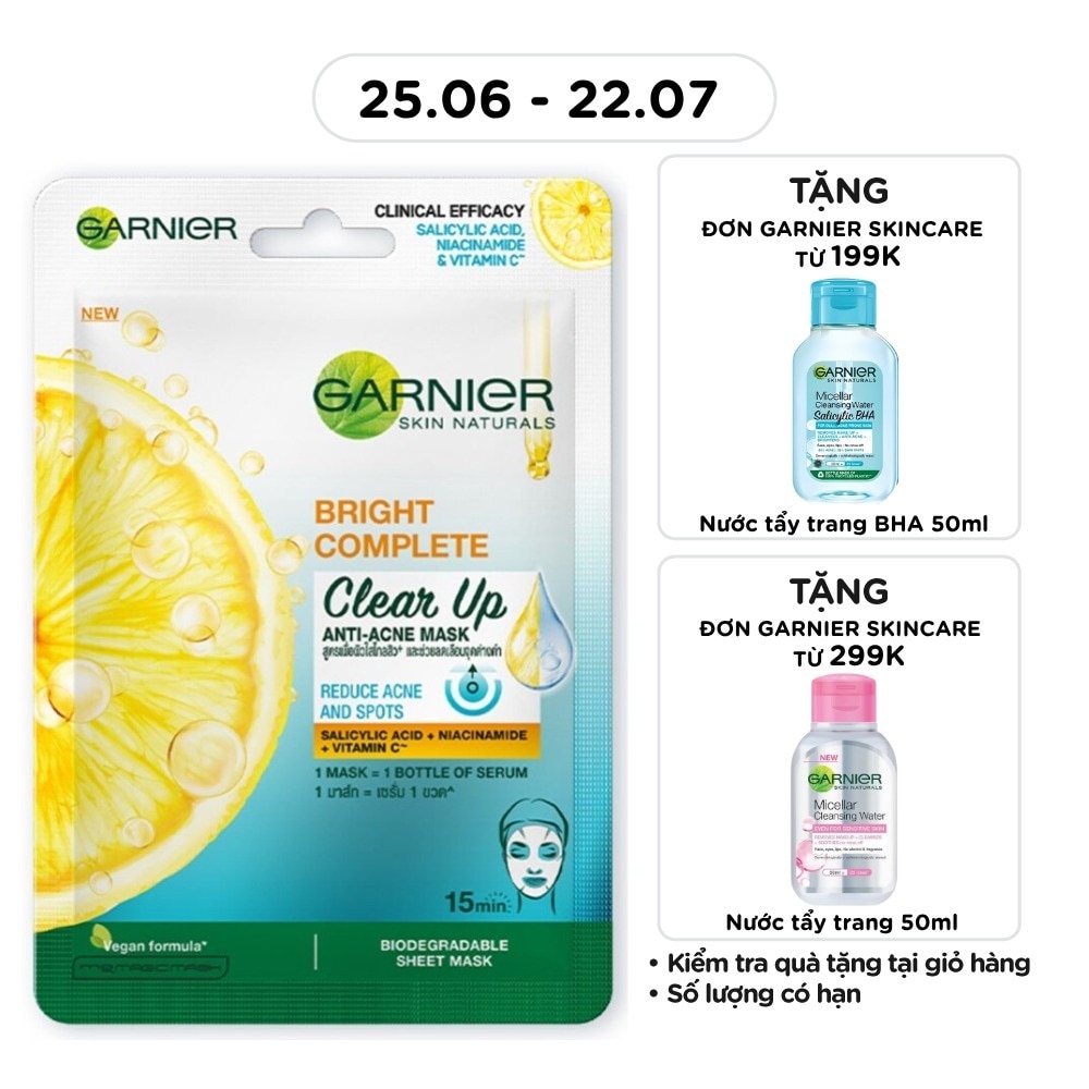 Bright Complete Clear Up Anti-Acne Serum Mask 23g image