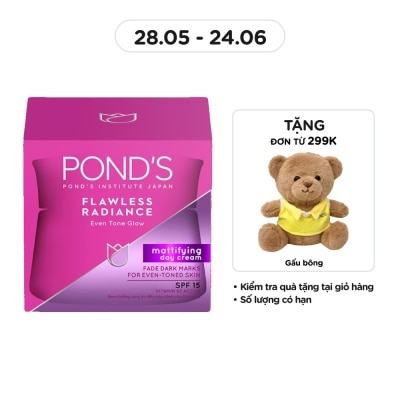 POND'S - Kem Dưỡng Ẩm Ban Ngày Pond's Flawless Radiance Mattifying Day Cream SPF15 PA++ Làm Đều Màu Da 50g