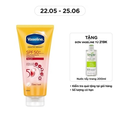 VASELINE Sun+ Pollution Protection Brightening Serum SPF50+ PA++++ 300ml