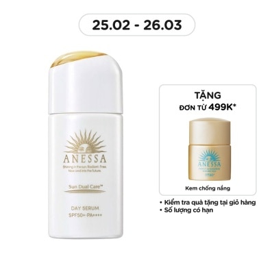 ANESSA Serum Chống Nắng Anessa Dưỡng Da Nâng Tông Sun Dual Care SPF50+ PA++++ 30ml