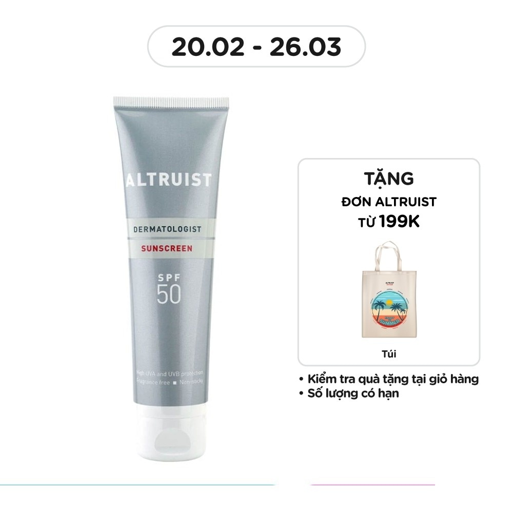 Kem Chống Nắng Altruist Sunscreen SPF50 UVA 100ml