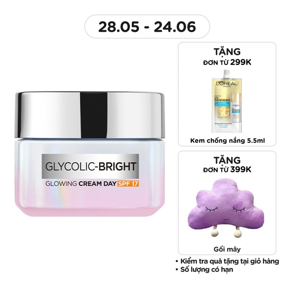 Glycolic Bright Glowing Cream Day SPF17 50ml