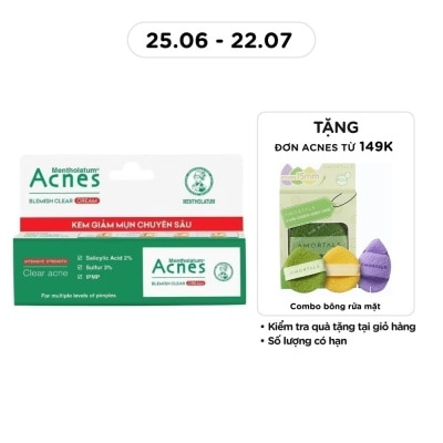ACNES - Kem Chấm Mụn Acnes Giảm Mụn Chuyên Sâu Blemish Clear Cream 10g