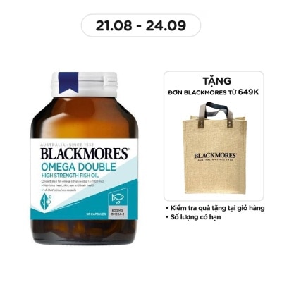 BLACKMORES Omega Double High Strength Fish Oil 90 Tablets