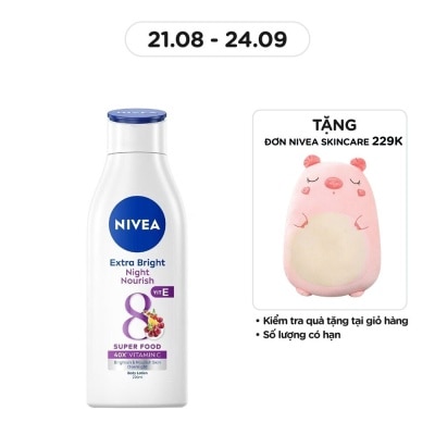 NIVEA Sữa Dưỡng Thể Nivea Dưỡng Trắng Ban Đêm 200ml