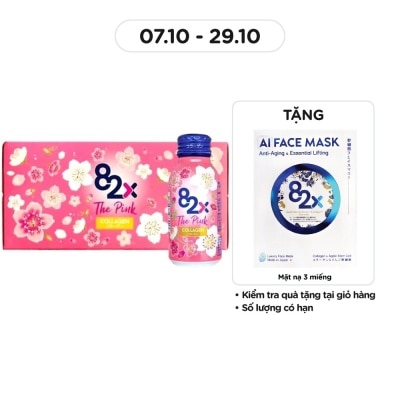 82X Thực Phẩm Bảo Vệ Sức Khoẻ 82X The Pink Collagen 100ml x 10 chai