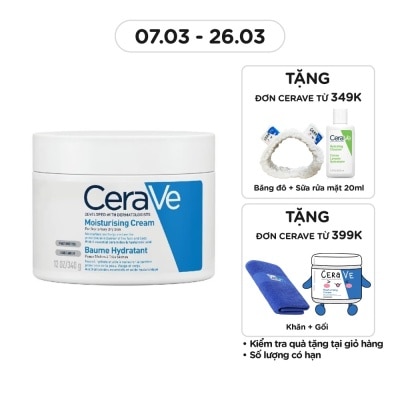 CERAVE Kem Dưỡng Ẩm CeraVe Moisturising Cream Dành Cho Da Khô 340g