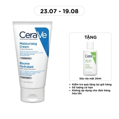 CERAVE - Kem Dưỡng Ẩm CeraVe Moisturising Cream Dành Cho Da Khô 50ml image