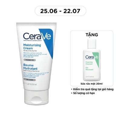 CERAVE - Kem Dưỡng Ẩm CeraVe Moisturising Cream Dành Cho Da Khô 50ml