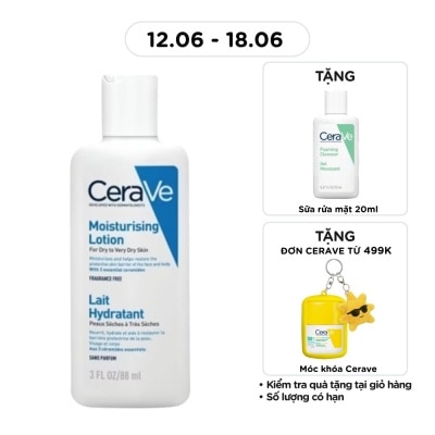CERAVE - Sữa Dưỡng Ẩm CeraVe Moisturising Lotion Dành Cho Da Khô 88ml