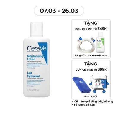 CERAVE Sữa Dưỡng Ẩm CeraVe Moisturising Lotion Dành Cho Da Khô 88ml