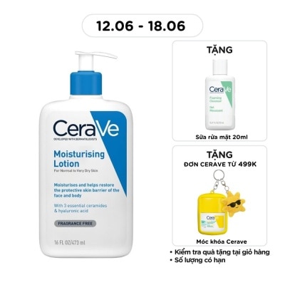 CERAVE - Sữa Dưỡng Ẩm CeraVe Moisturising Lotion Dành Cho Da Khô 473ml