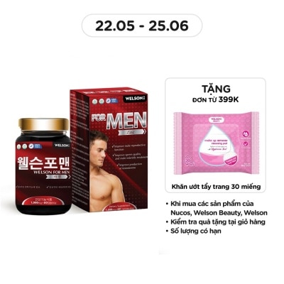 WELSON Thực Phẩm Bảo Vệ Sức Khỏe Welson For Men 60g (60 Viên)