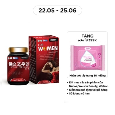 WELSON Thực Phẩm Bảo Vệ Sức Khỏe Welson For Women 60g (60 Viên)