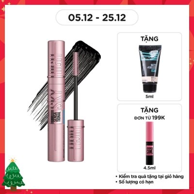 MAYBELLINE NEW YORK Mascara Maybelline Lash Sensational Sky High Mi Dài, Cong, Dày Hoàn Hảo 6ml .# 802 Very Black