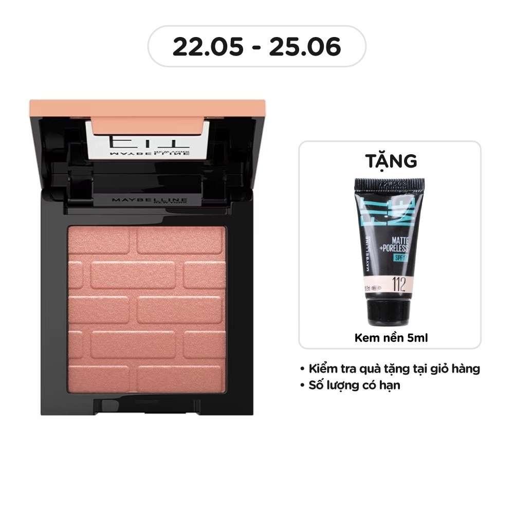 MAYBELLINE NEW YORK Phấn Má Hồng Maybelline Fit Me Mono Blush Mịn Mướt 16h 4.5g .# 10 Brave