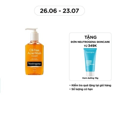 NEUTROGENA Sữa Rửa Mặt Neutrogena Cho Da Mụn Oil-Free Acne 175ml
