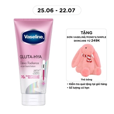 VASELINE - Serum Dưỡng Thể Vaseline Healthy Bright Gluta Hya Burst Lotion Dewy Radiance 300ml