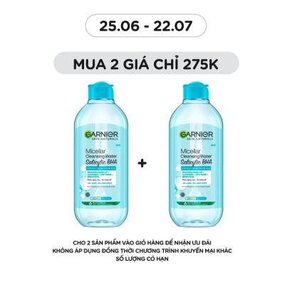 GARNIER - Micellar Cleansing Water Salicylic BHA 400ml