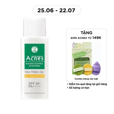 ACNES - Sữa Chống Nắng Acnes Ngăn Ngừa Mụn Blemish Control Sunscreen SPF50+ PA++++ 50g image