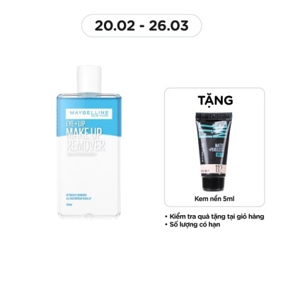 MAYBELLINE NEW YORK Tẩy Trang Mắt Môi Maybelline New York 150ml