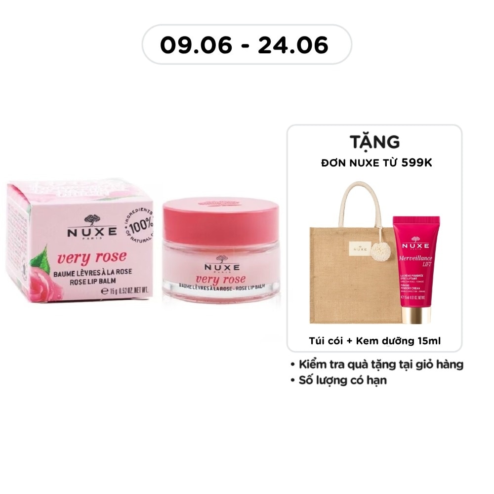 Son Dưỡng Nuxe Very Rose Lip Balm 15g