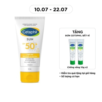 CETAPHIL - Gel Chống Nắng Cetaphil SPF50+ Light Gel 50ml