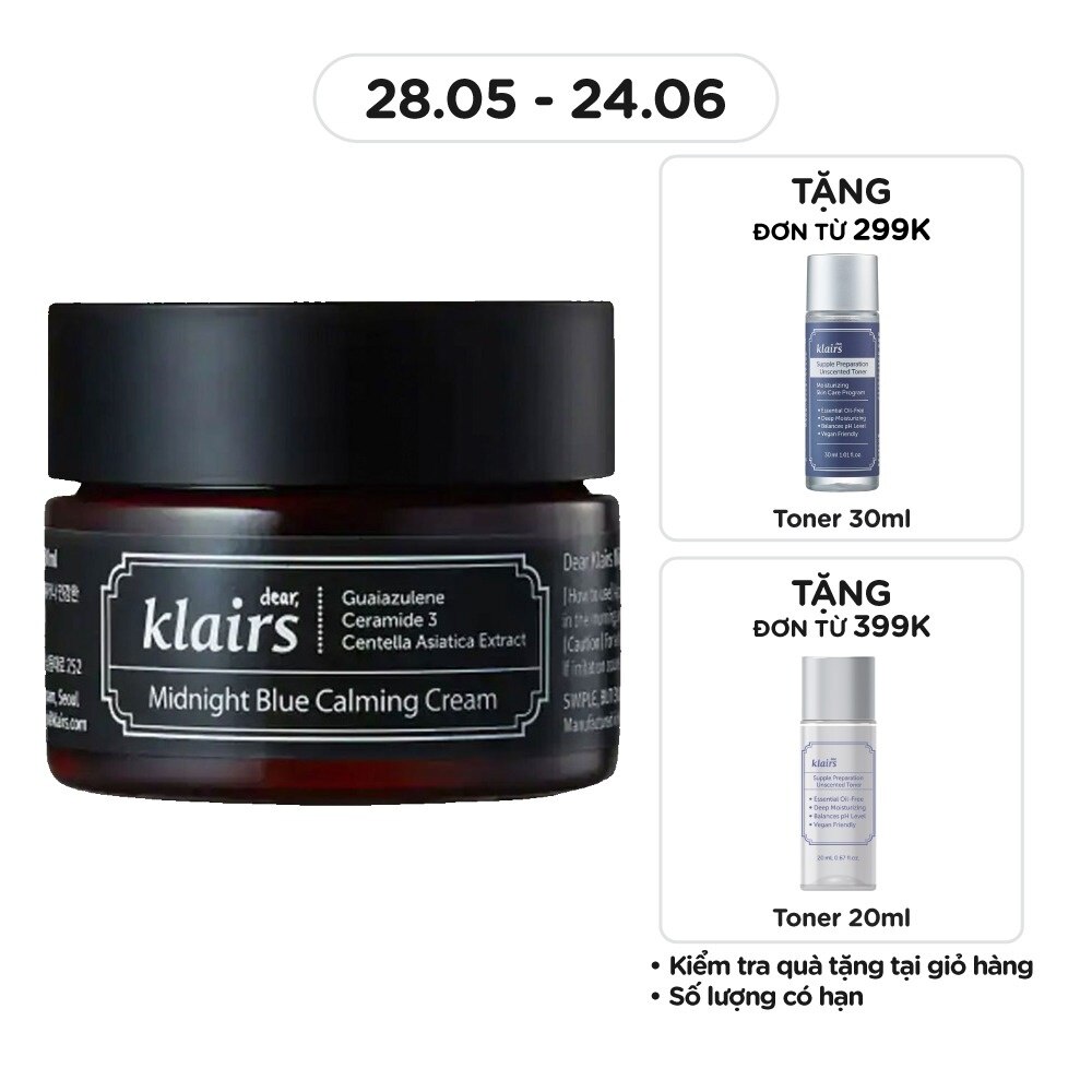 Midnight Blue Calming Cream 30ml
