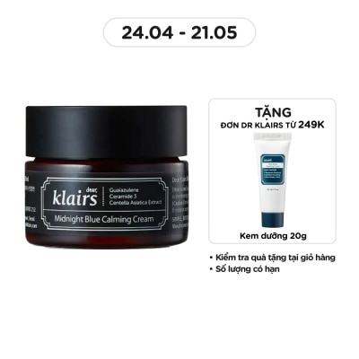 DEAR KLAIRS Kem Dưỡng Dear Klairs Làm Dịu Và Phục Hồi Da Midnight Blue Calming Cream 30ml