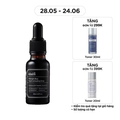 DEAR KLAIRS - Tinh Chất Dear Klairs Phục Hồi Da Và Dưỡng Ẩm Midnight Blue Youth Activating Drop 20ml