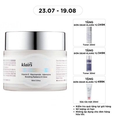 DEAR KLAIRS - Mặt Nạ Ngủ Dear Klairs Freshly Juiced Vitamin E Mask Dưỡng Ẩm & Làm Sáng Da 90ml image