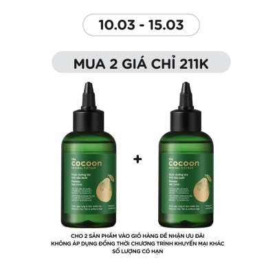 COCOON - Nước Dưỡng Tóc Cocoon Tinh Dầu Bưởi Pomelo Hair Tonic 140ml