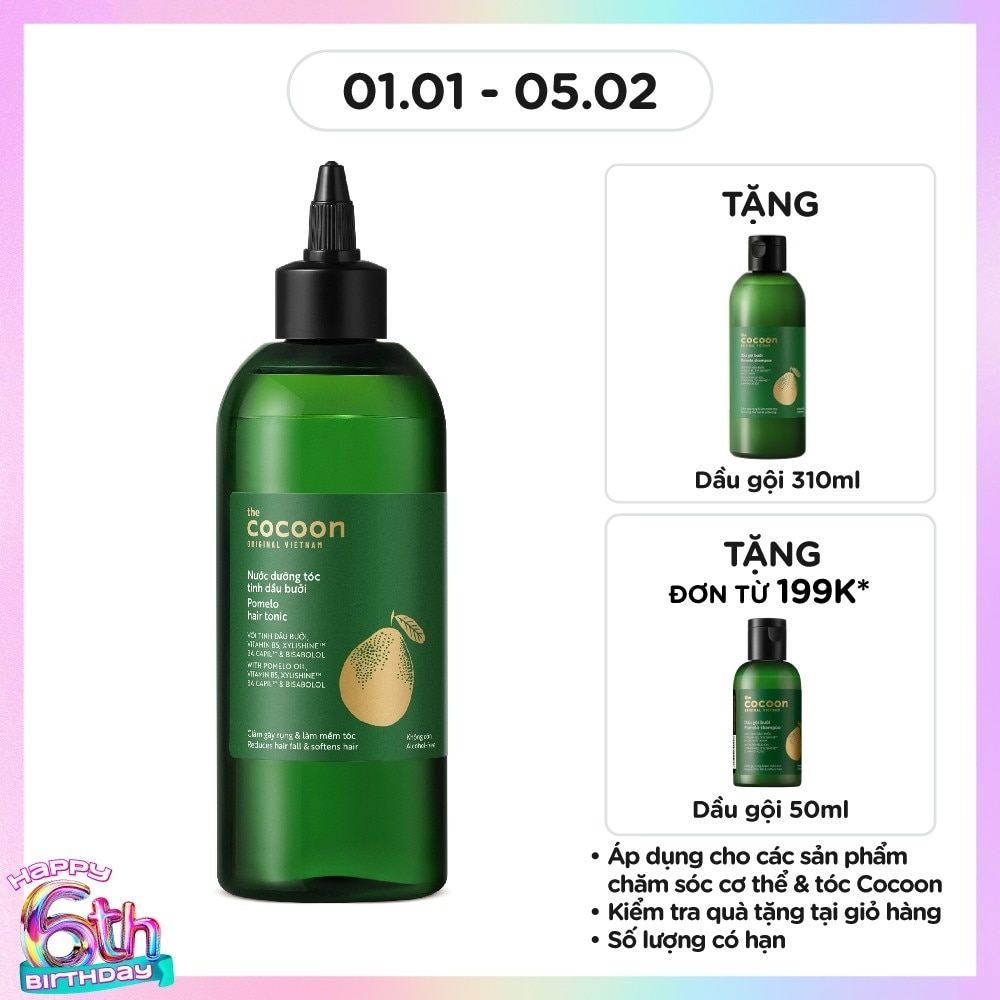 Cocoon Pomelo Hair Tonic 310ml