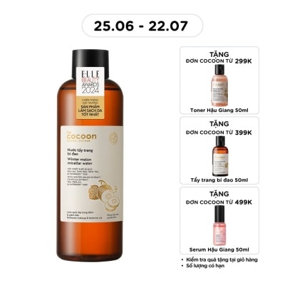 COCOON - Nước Tẩy Trang Cocoon Winter Melon Bí Đao Làm Sạch Da Và Giảm Dầu 500ml