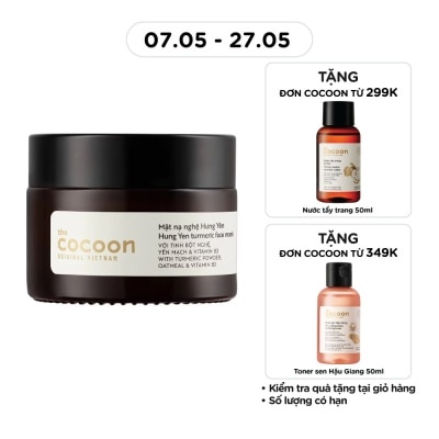 COCOON - Mặt Nạ Nghệ Hưng Yên Cocoon Turmeric Face Mask Giúp Da Rạng Rỡ & Mịn Màng 30ml
