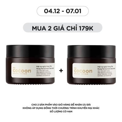 COCOON Mặt Nạ Nghệ Hưng Yên Cocoon Turmeric Face Mask Giúp Da Rạng Rỡ & Mịn Màng 30ml