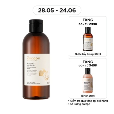 COCOON - Winter Melon Toner Balance Oil & Reduce Pimple 310ml