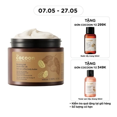 COCOON - Bơ Dưỡng Thể Cocoon Dak Lak Coffee Body Butter Từ Cà Phê Đắk Lắk 200ml