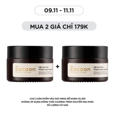 COCOON Face Masks Winter Melon With Centella & Tea Tree Balance Oil & Reduce Pimples 30ml