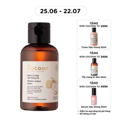 COCOON - Winter Melon Toner Balance Oil & Reduce Pimples 140ml