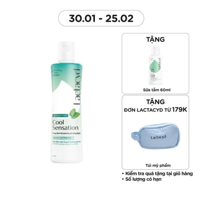 LACTACYD Dung Dịch Vệ Sinh Phụ Nữ Lactacyd Cool Sensation 250ml